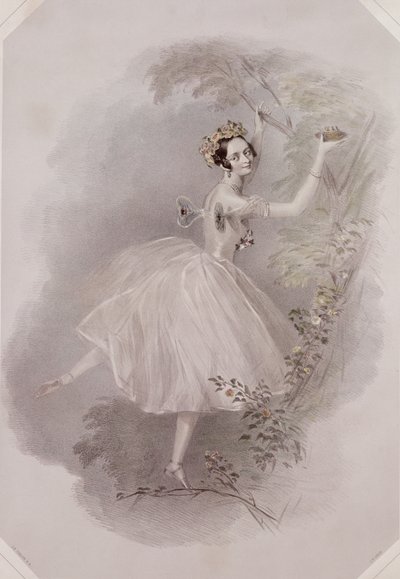 Marie Taglioni (1804-84) as the Sylph in 